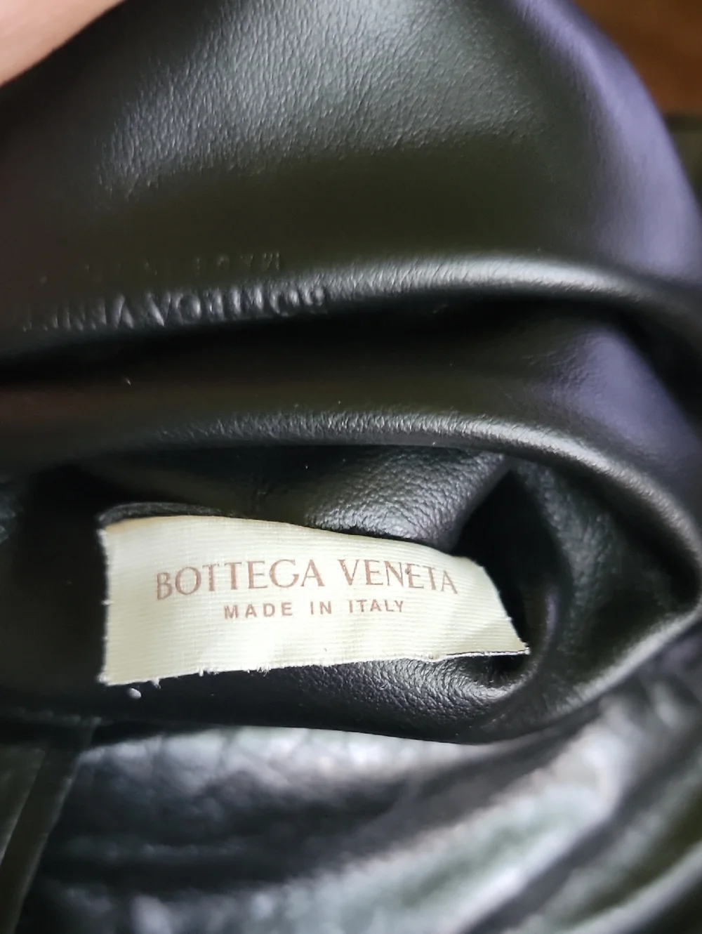 Bottega Veneta Black Quilted Leather Puffy Wristlet Pouch